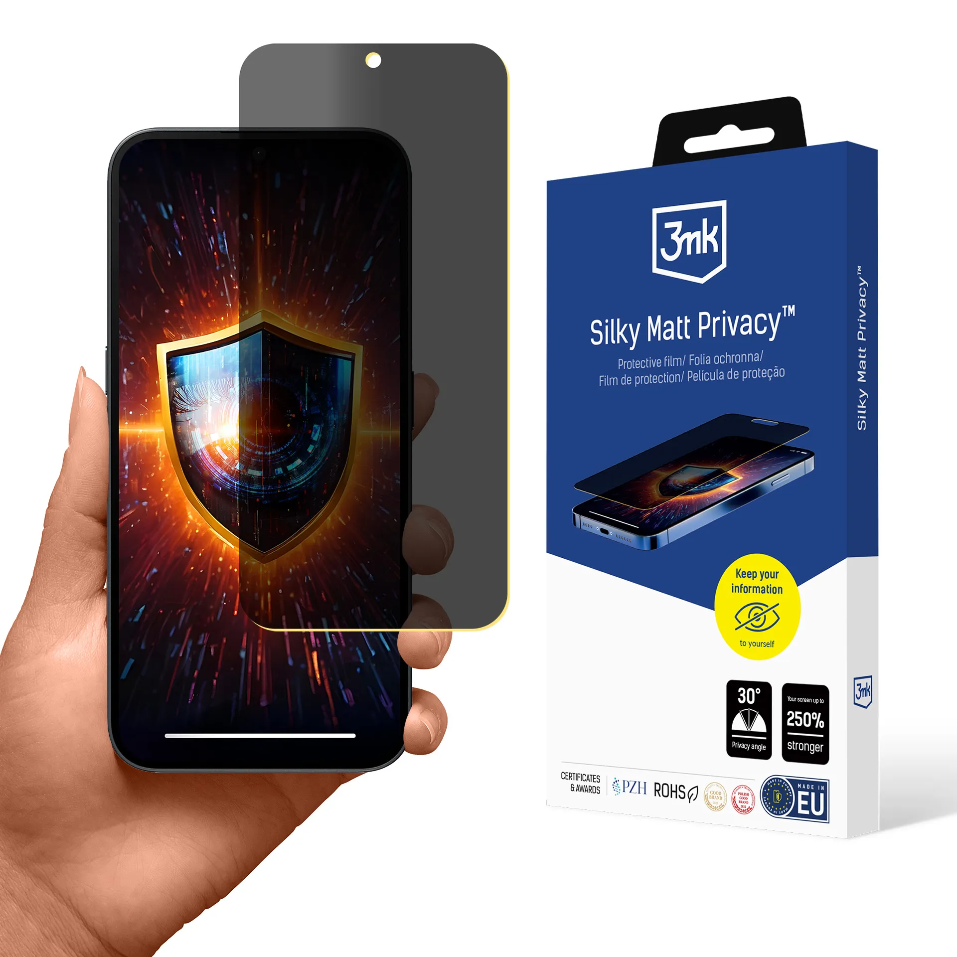 Folie de privatizare pentru Nothing Phone 2a/ 2a Plus/ Community Edition - 3mk Silky Matt Privacy